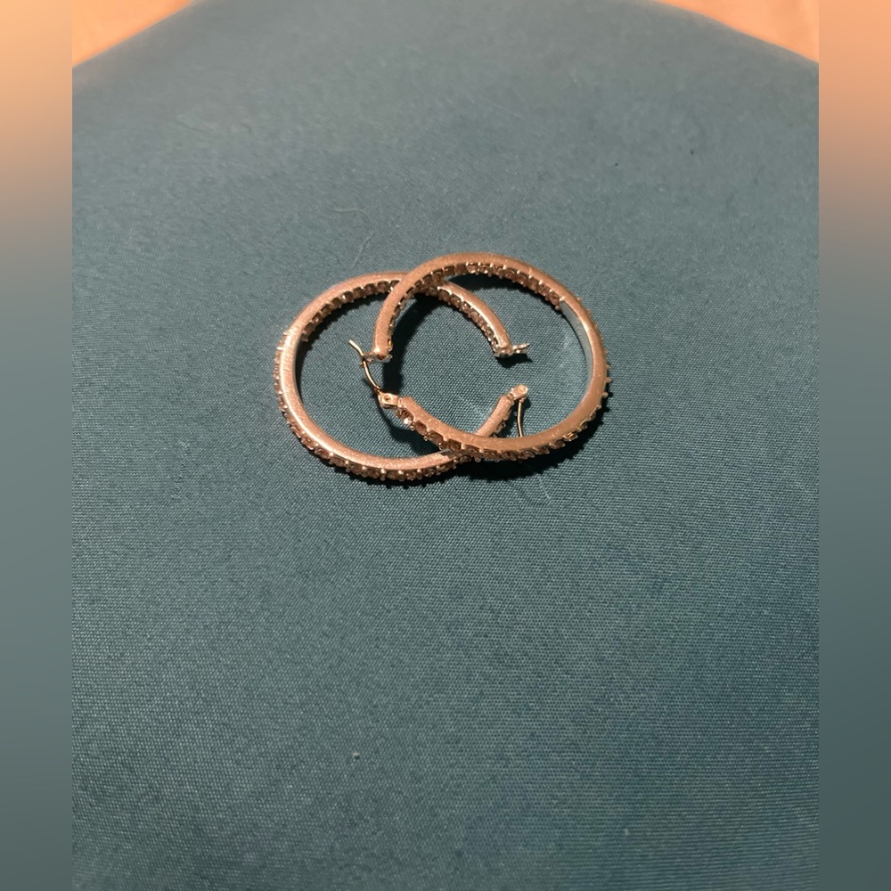 ✨Silver Hoops✨ - Picture 2 of 5